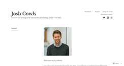 Desktop Screenshot of joshcowls.com